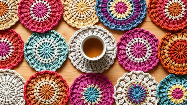 crochet mug rug designs