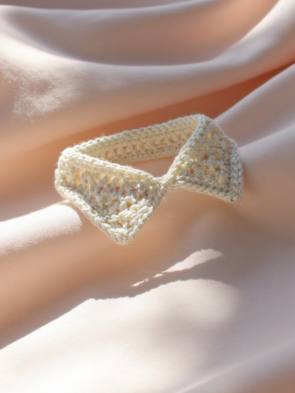 customizable crochet cat collars
