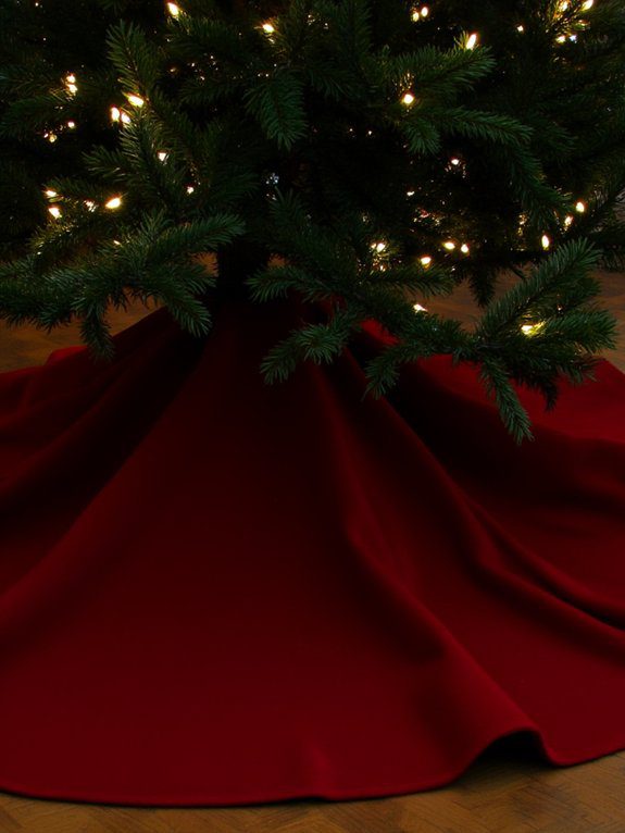 elegant holiday tree collars