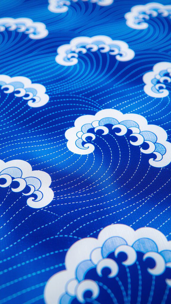 ocean inspired graceful patterns
