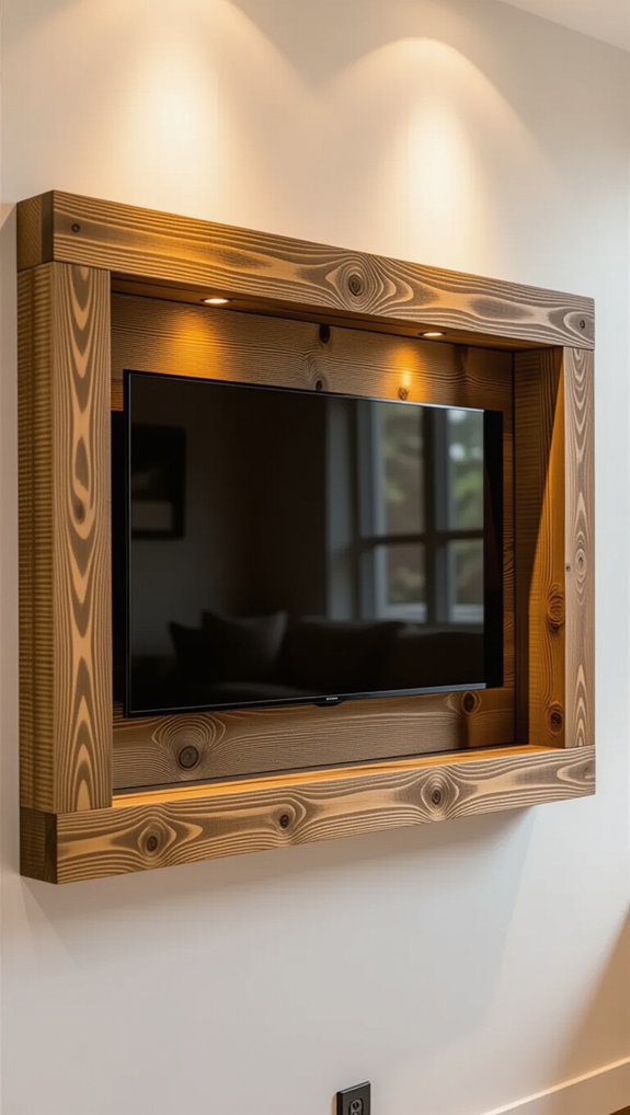 rustic reclaimed wood frames