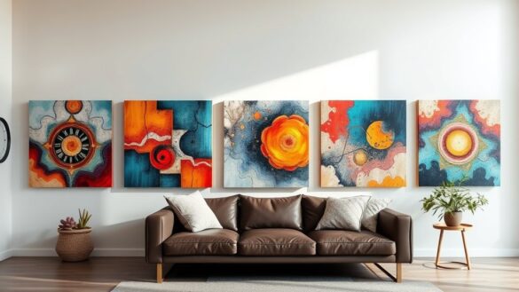27 DIY Large Wall Art Ideas to Transform Your Space - DiyCraftNest