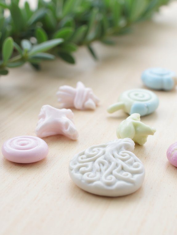 unique soft clay charms