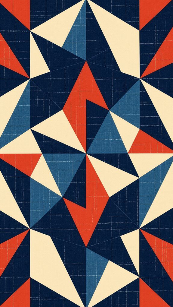 vibrant modern geometric patterns