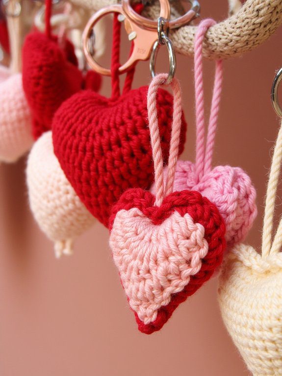 vintage crochet heart designs