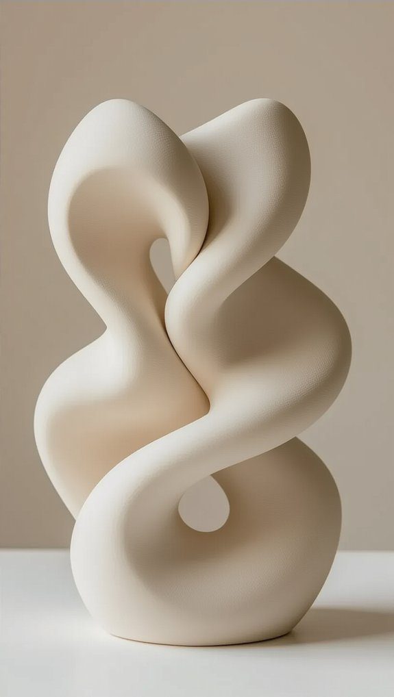 abstract clay sculpture techniques