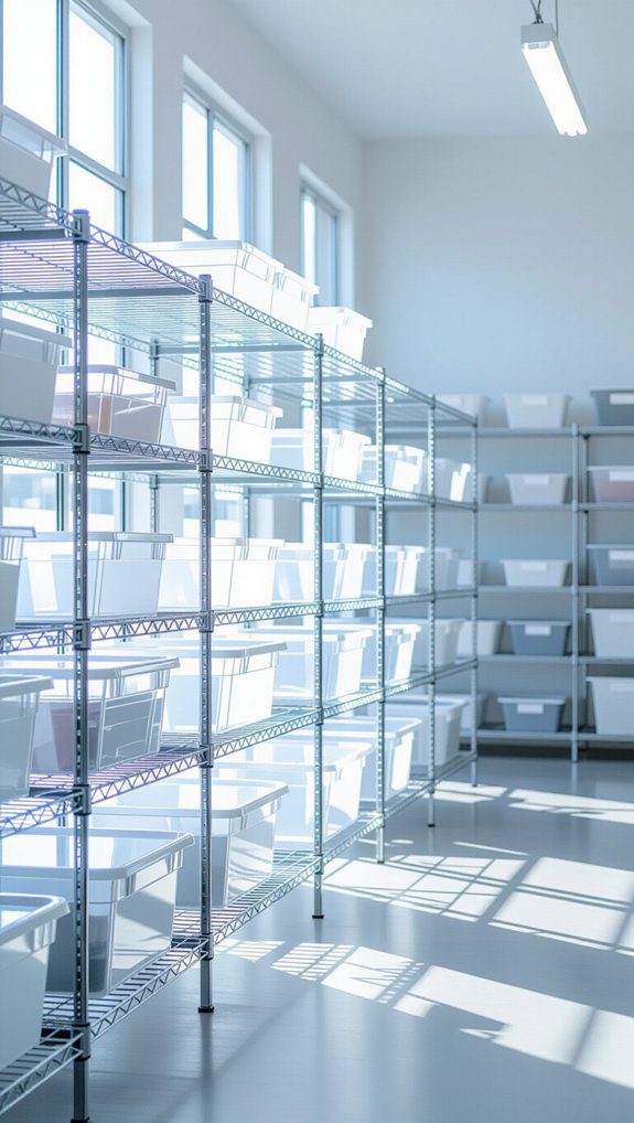 adjustable wire shelving units