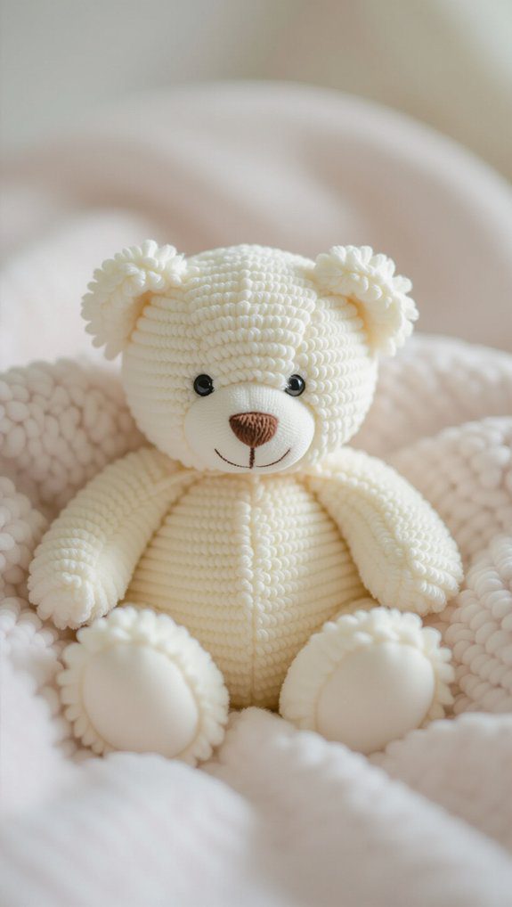 adorable diy washcloth bear
