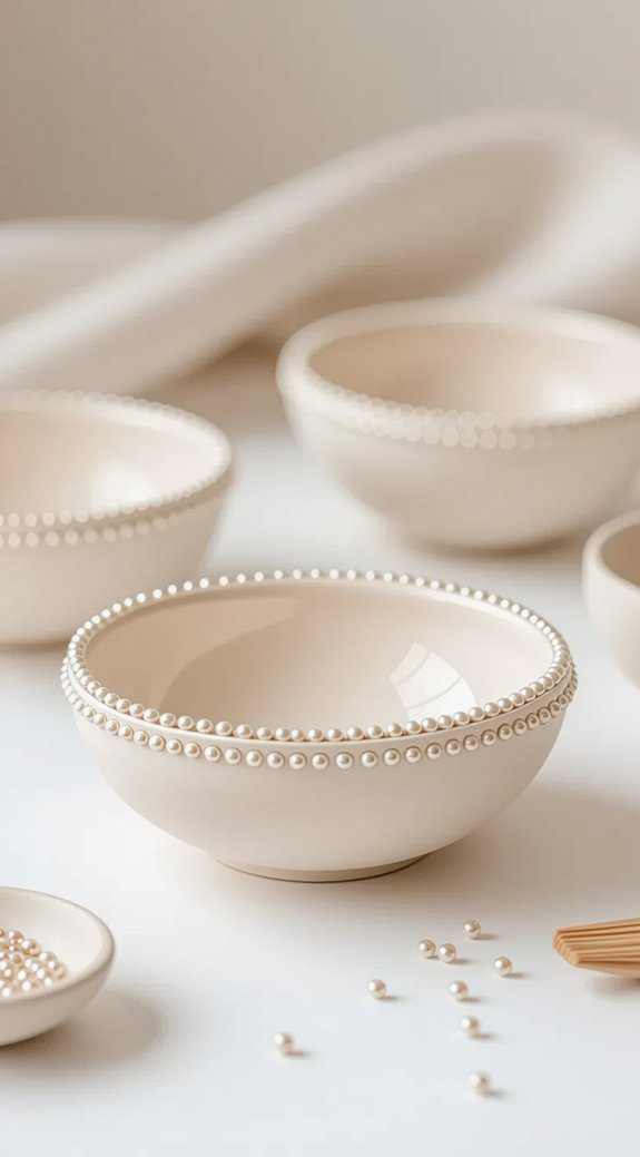 beaded trinket dish creation