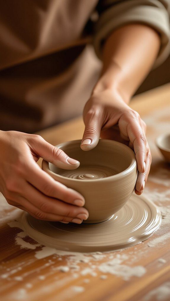 beginner pinching pottery technique
