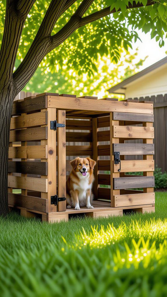 budget friendly dog run project