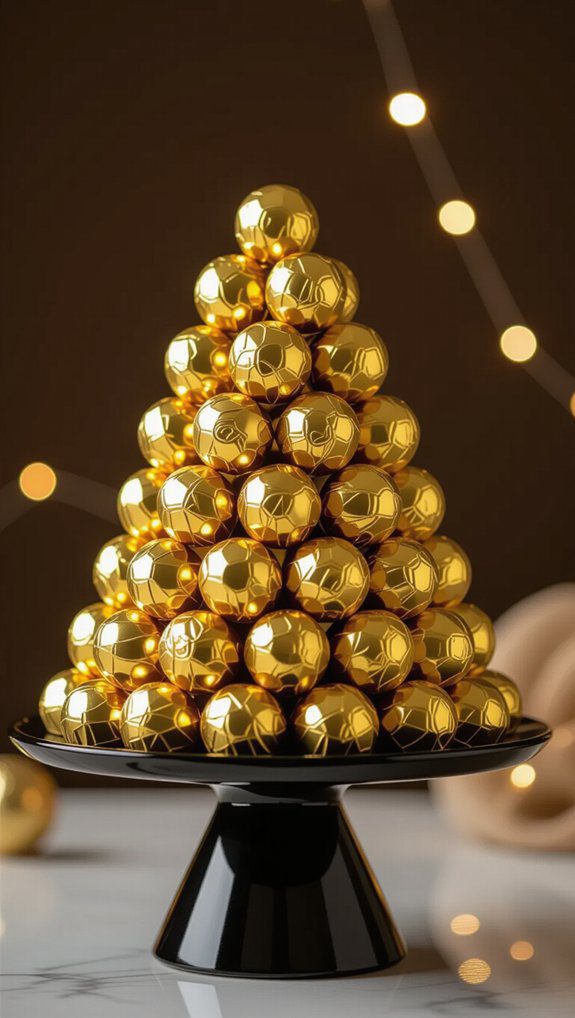 build a chocolate tower
