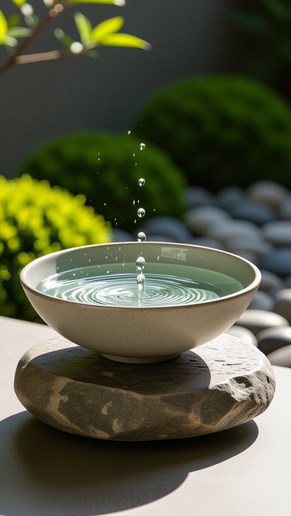 charming simple bowl fountain