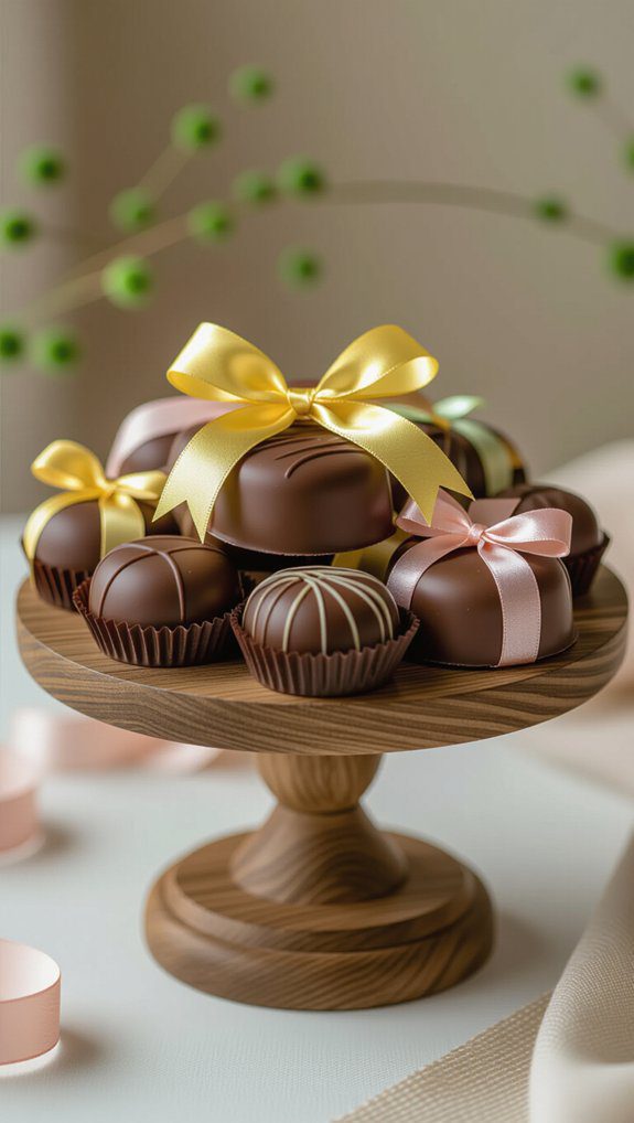 chocolate gift stand creation