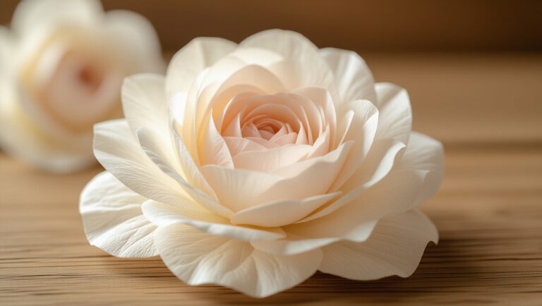 coffee filter rose craft