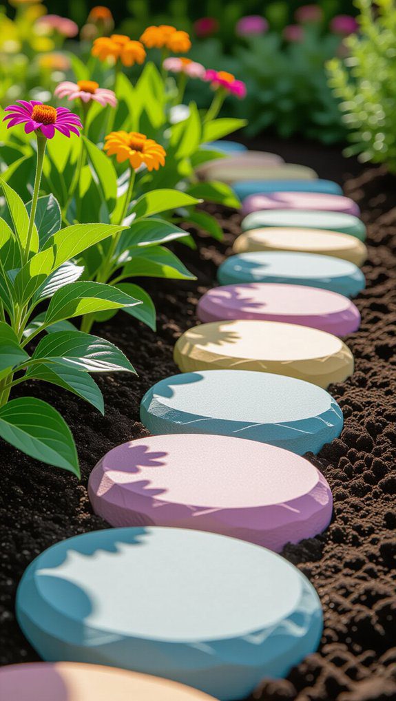 colorful durable garden borders