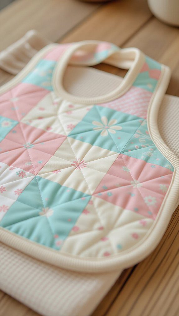 colorful patchwork baby set