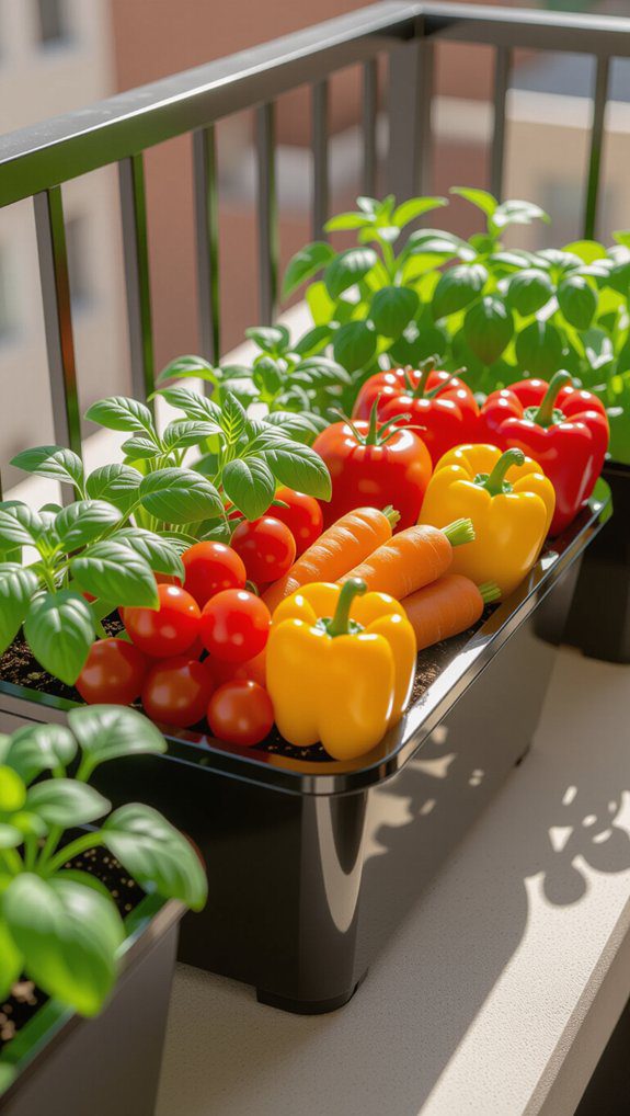 compact container vegetable gardening