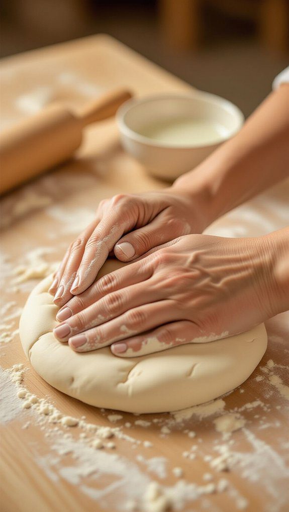 conditioning clay for shaping