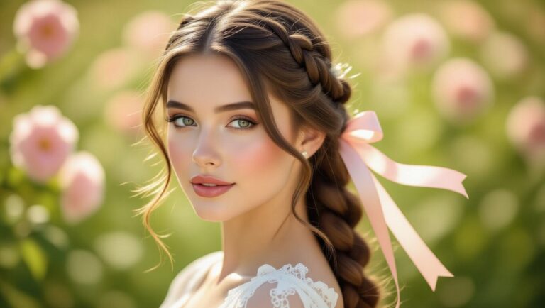 coquette ribbon hairstyle inspiration