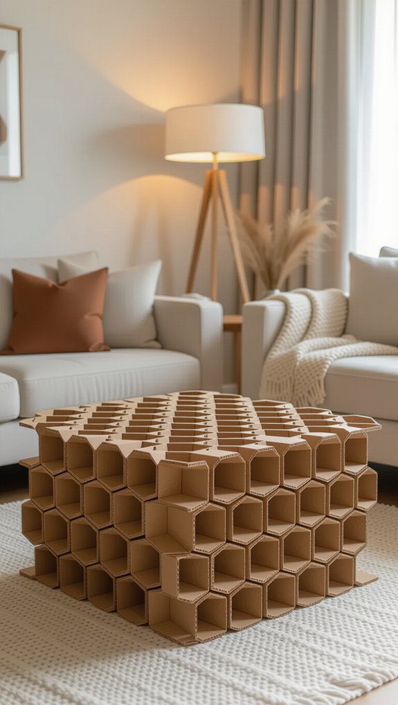 craft sturdy honeycomb table