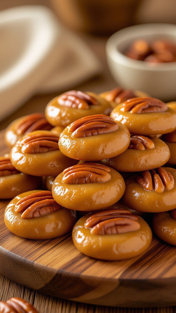 creamy nutty pecan pralines