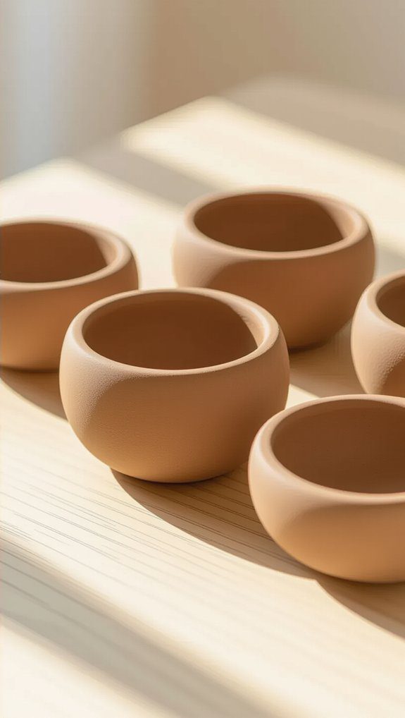 creative functional clay holders
