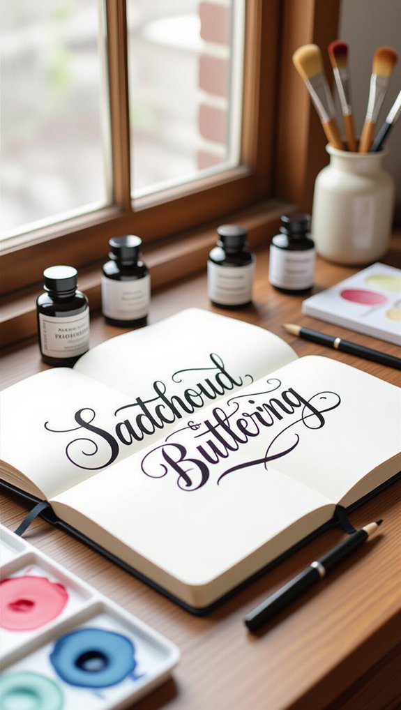 creative typography style combinations