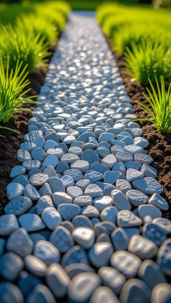 crushed stone for walkway stability