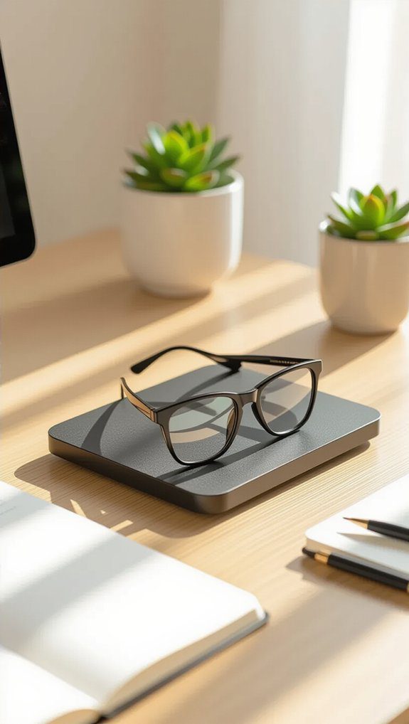 custom glasses stand benefits