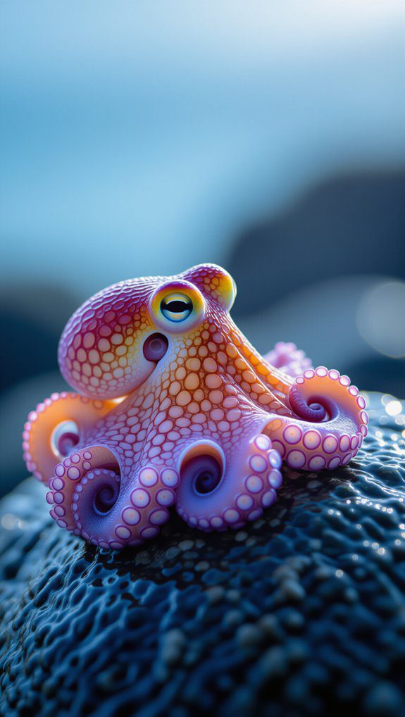 cute flexible octopus design
