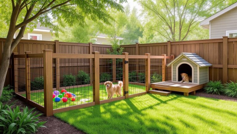 diy dog run ideas