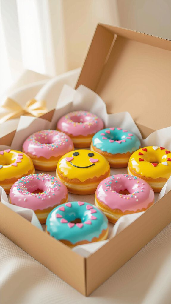 donut themed gift box ideas