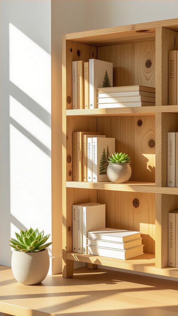 eco friendly bookshelf plans