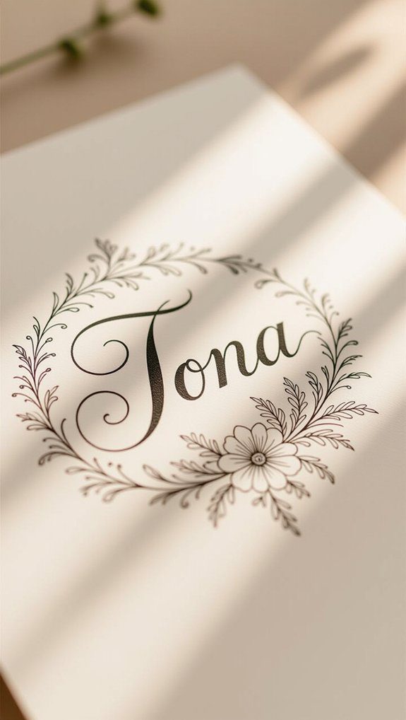 elegant flourish lettering techniques