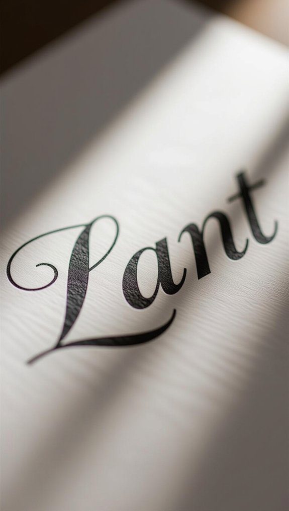 elegant serif typography guide