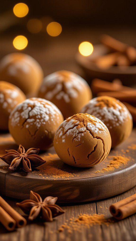 gingerbread truffles for holidays