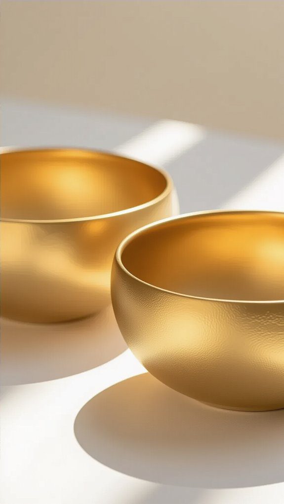 gold metallic clay elegance