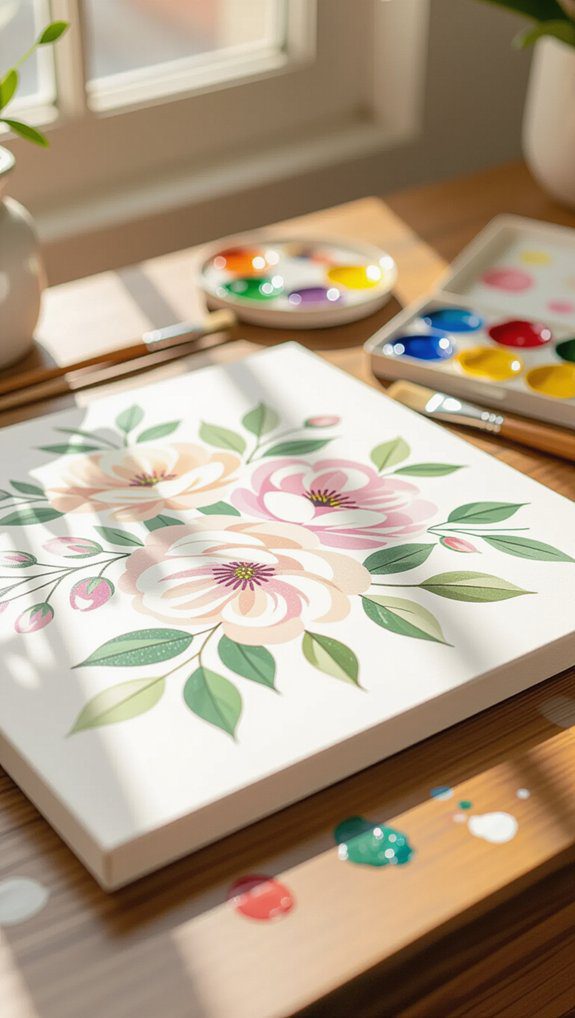 hand painted birthday gift creation