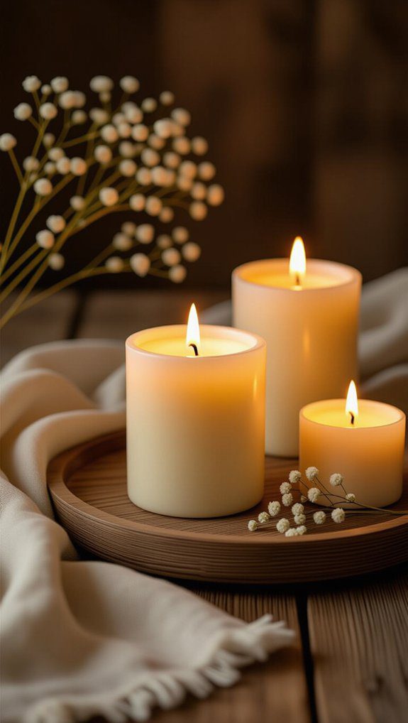 handmade candles with personalization