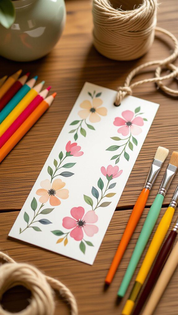 handmade teacher appreciation bookmarks