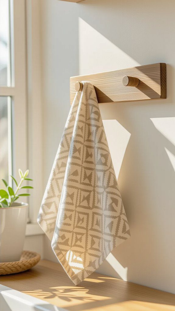 hang towels for style