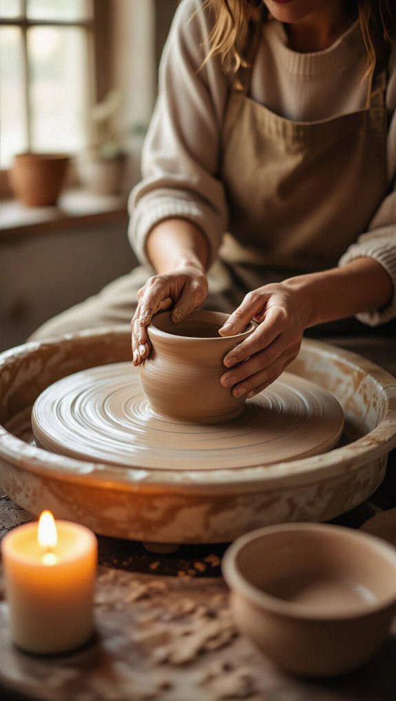 intimate pottery wheel experience