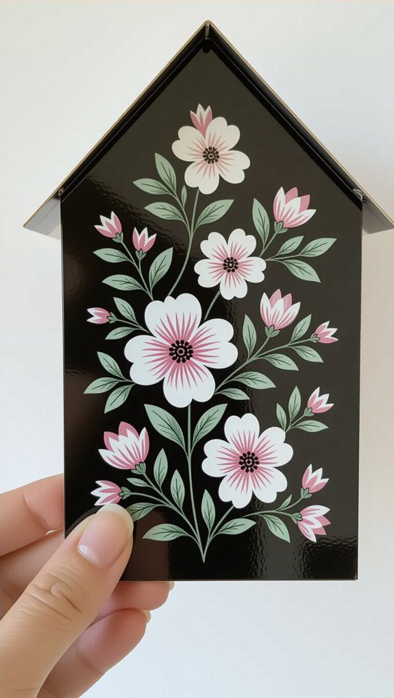 laminated paper doll house