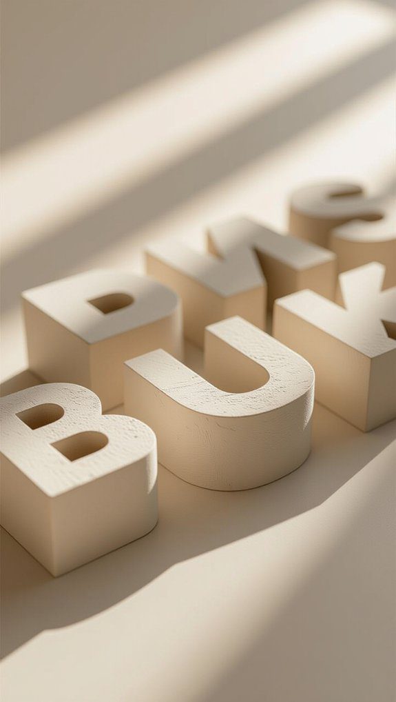 layered 3d letter techniques
