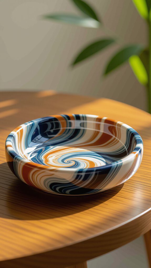 marbled clay ashtray techniques