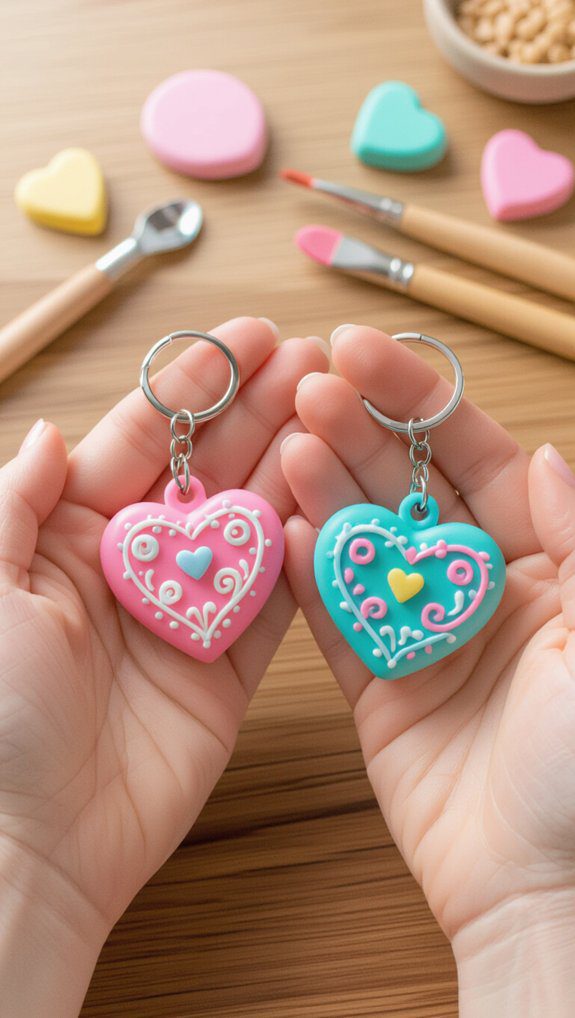 matching polymer clay creations