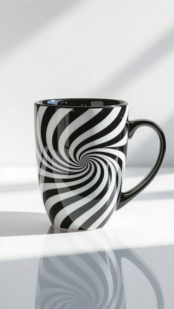 mesmerizing optical illusion mugs