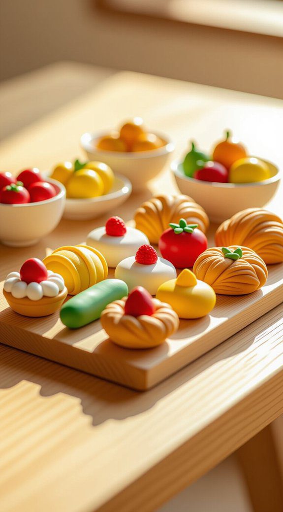 miniature food model crafting