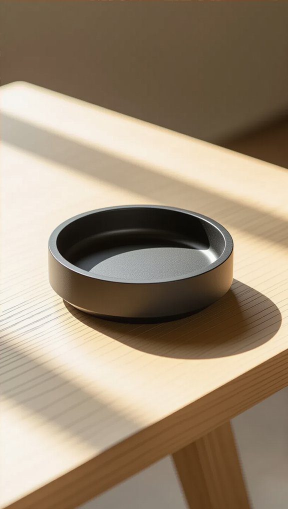 minimalist geometric ashtray designs